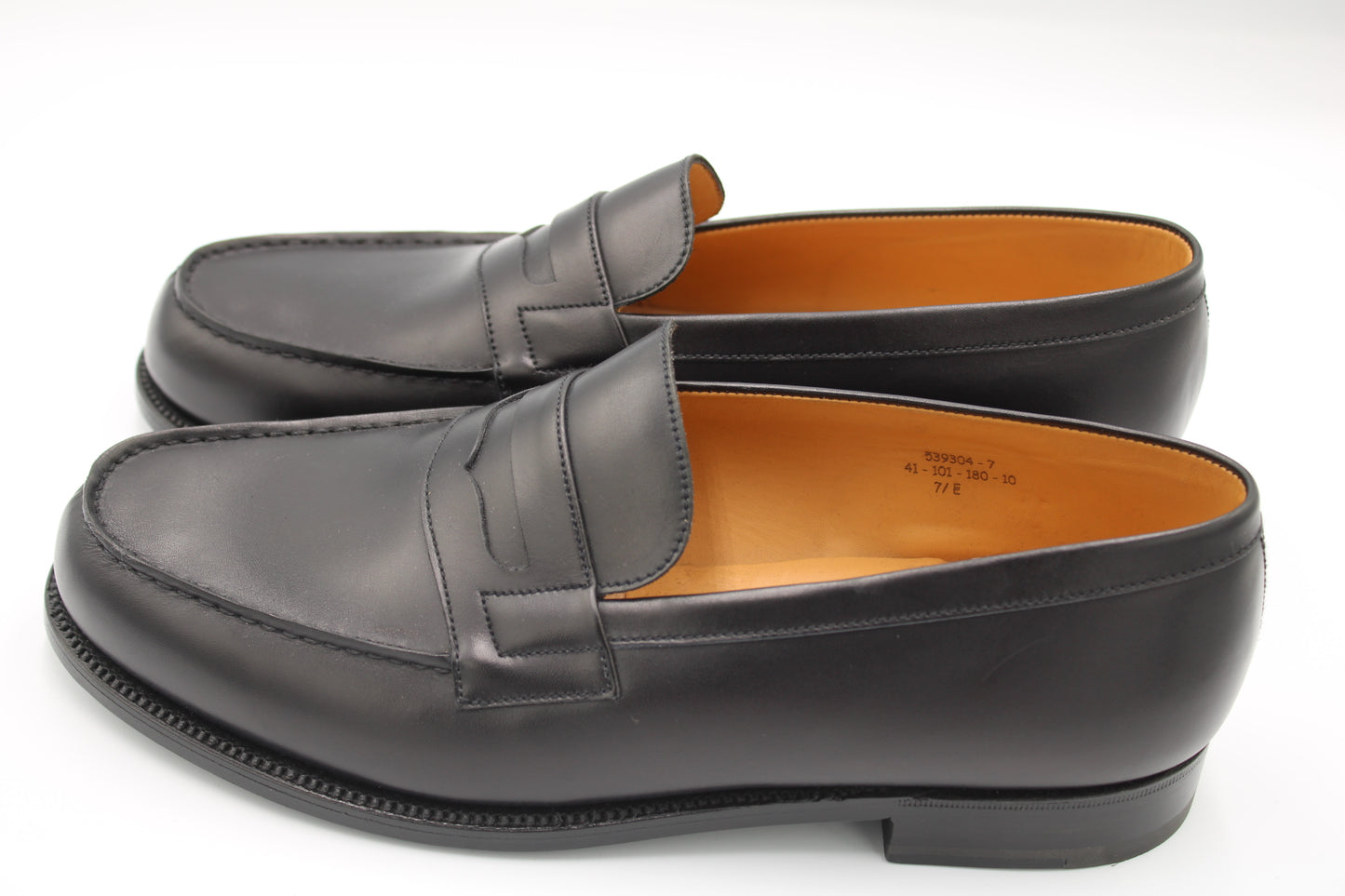 J.M. Weston Mocassins en cuir noir