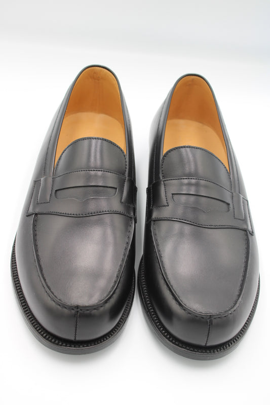 J.M. Weston Mocassins en cuir noir