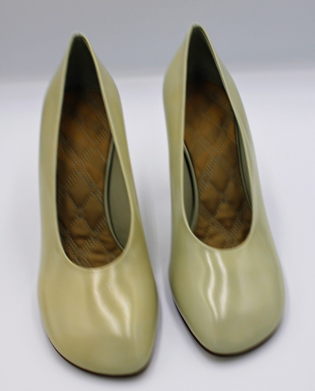 Burberry - Escarpins vert clair