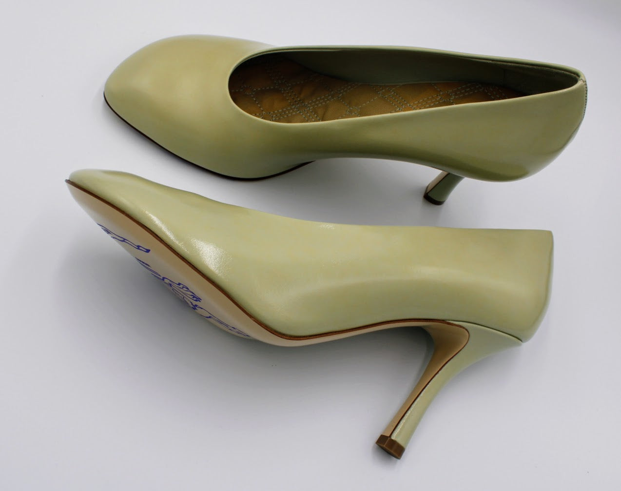 Burberry - Escarpins vert clair